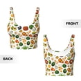thumbnail image 5 of Lsque Lemon Fruits Vegetables Printed Women'S Sports Bra, Compression, Moisture Wicking, High-Impact Sports Bra For Women,Supportive sports bra-X-Large, 5 of 9