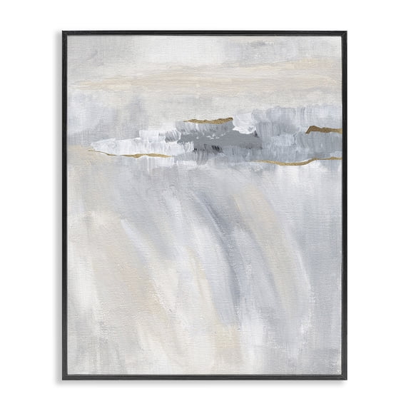 Stupell Industries Contemporary Grey Abstract Movement Black Framed Giclee Art, 11 x 14, by Nikita Jariwala