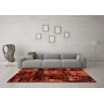 thumbnail image 3 of Ahgly Company Indoor Rectangle Patchwork Orange Transitional Area Rugs, 7' x 10', 3 of 4