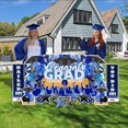 thumbnail image 4 of Jumbo Graduation Yard Sign Set 3x6 Feet, Congrats Grad Sign , Waterproof Corrugated Plastic, Includes Stakes (Blue), 4 of 10
