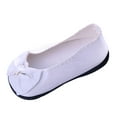 thumbnail image 1 of 1 Resbalones en de material cuero para Accesorios de Ropa de Muñeca de 18 Pulgadas Blanco Yotijar Zapatos de muñecas, 1 of 6