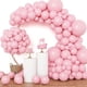 thumbnail image 1 of RUBFAC Pink Balloons 129pcs Light Pink Balloons Different Sizes 18 12 10 5 Inch Pastel Pink Balloons for Happy Birthday Wedding Anniversary Baby Showe, 1 of 4