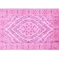thumbnail image 1 of Ahgly Company Indoor Rectangle Medallion Pink Traditional Area Rugs, 7' x 10', 1 of 4