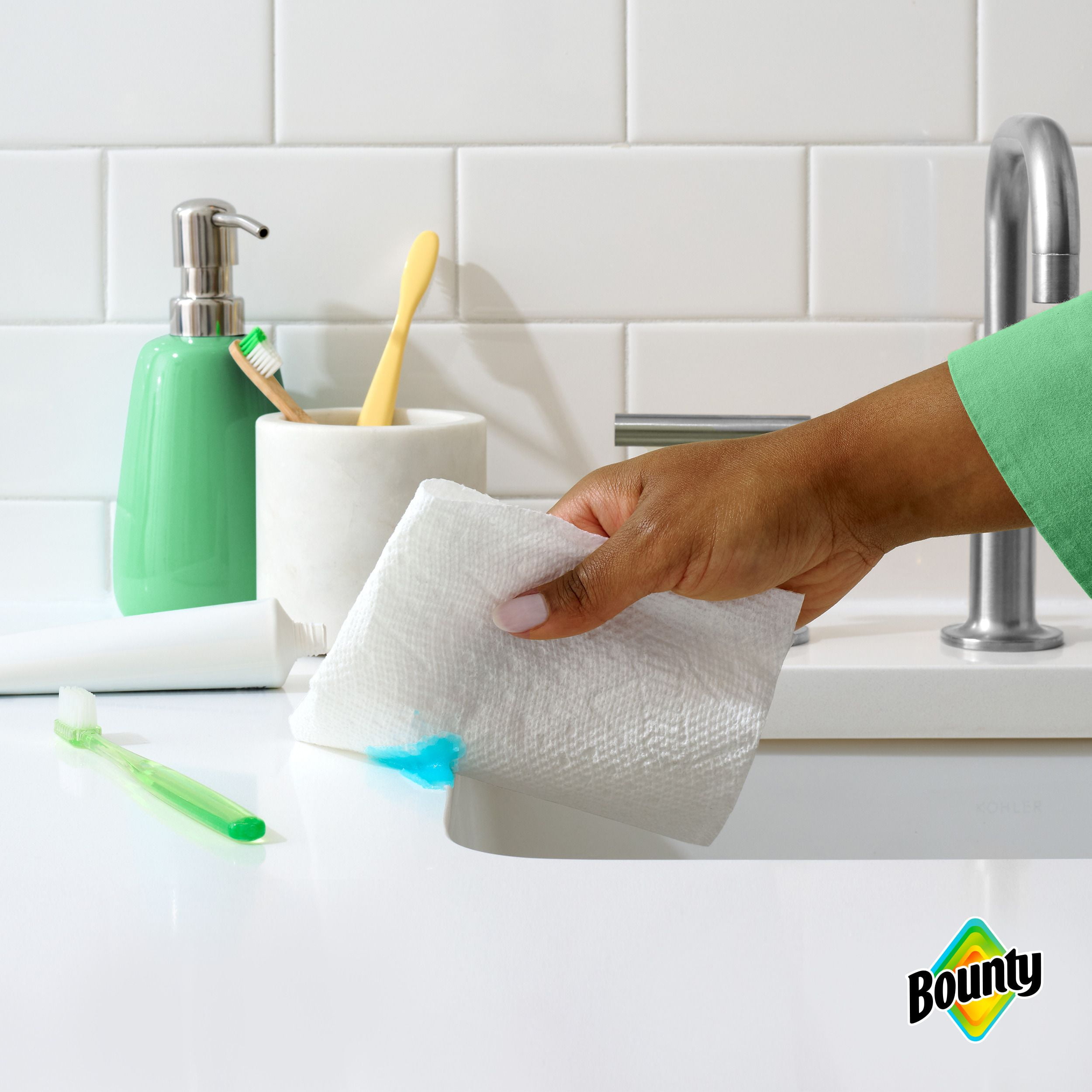 Bounty Paper Towels Select-A-Size White, 8 Triple Rolls Per Roll, 8CT