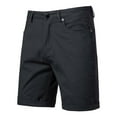 thumbnail image 6 of Havenre Men's Stretch Chino Short Slim Fit Casual Button Elastic Waist Flat Front Cargo Shorts Summer Cotton Straight Leg Work Shorts with Pocket Dark Gray#01 28, 6 of 6