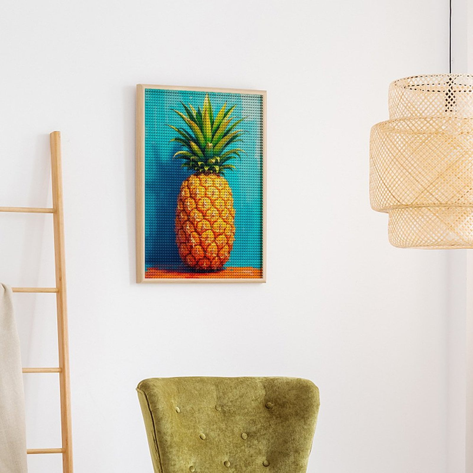Diamond Art Kits for Adults, Juicy Tropical Fruit Art Print 5D Diamond Painting Kits for Adults Beginners, DIY Full Drill Diamond Painting, Gem Art and Crafts 12x16