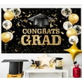 thumbnail image 6 of Congrats Grad Banner Graduation Decoration Yard Sign Class of 2025 Photo Booth Backdrop College Graduation Party Supplies 45" x 70", 6 of 7