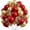 Gold,Red, variant on GOODOOSOO 60pcs Brown and Gold Balloons, 12 Inch Light Sand White Confetti Balloons for Neutral Bridal Shower, Birthday, Baby Shower Party Decorations