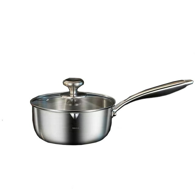 MYG Premium 316 Stainless Steel Saucepan milk pan soup pot Cookware Pot with Lid