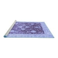 thumbnail image 2 of Ahgly Company Machine Washable Indoor Rectangle Oriental Blue Traditional Area Rugs, 2' x 4', 2 of 4