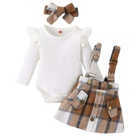 

Sngxgn Baby Girl Birthday Dress Set Long Sleeve Party Birthday Princess Dress Baby Girl Outfit White Size 80