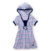 Disney - Girls' Stripe Jersey Hooded Babydoll