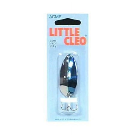 UPC: 0048515038309 | Acme Tackle Little Cleo Fishing Spoon Nickel Blue 2/5 oz.