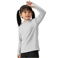 thumbnail image 2 of OGLCCG Teens Boys UPF 50+ Rash Guard Hoodie Kids UV Sun Protection Long Sleeve Shirt for Fishing Outdoor Beach Camping Shirts 5-15 Years, 2 of 5