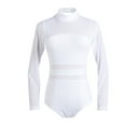thumbnail image 4 of Ballet Leotards Long Sleeve Yoga Gymnastics Dance Bodysuit for Teen Girls , A Size up, 4 of 6