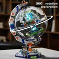 thumbnail image 2 of Set de construcción de globo de estación espacial Xingya Youpin, 1793 piezas, LED, 2 of 6