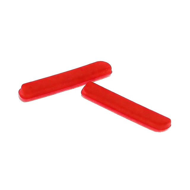 Pour Nintendo 3DS Console Couverture Arrière Coussinets en Caoutchouc et Prises Anti-Poussière Remplacement Accès