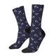 thumbnail image 1 of Balery Anchor Calcetas Largas con Estampado para Hombre y Mujer – Suaves y Transpirables, Talla Única (US 5-11), 1 of 6