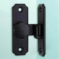 thumbnail image 2 of serony Barn Sliding Door Latch Lock Door with Mounting Screws for Garage Black, 2 of 9