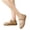 Light Brown, variant on Walking Shoes Women Mesh Woven Soft-Sole Casual Breathable Non-Slip Flats with Buckle Snap Indoor Outdoor Comfortable Platform Shoes Black 41(US-8.5)