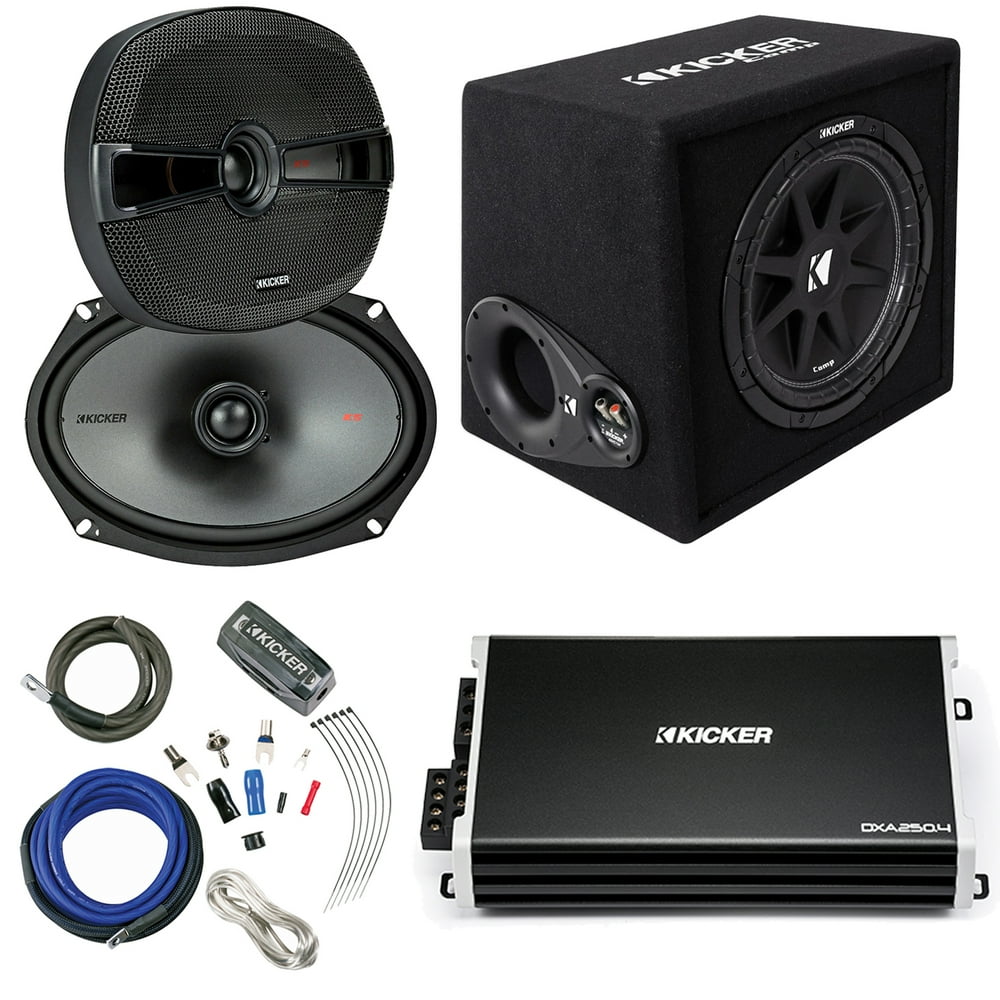 Kicker DX Series 4-Channel 500 Watts Car Stereo Amplifier, Amp