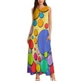 thumbnail image 2 of Colorful Dots Ress Women Elegant Luxury Women's Clothing Summer 2025 Novelties, 2 of 6
