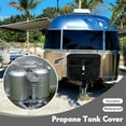 thumbnail image 5 of Jeiento Black RV Trailer Propane Tank Cover Fit for Dual 20lb Tanks,Replacement Cover for RV/Trailer/Camper, 5 of 7
