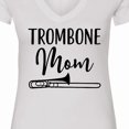 thumbnail image 4 of Inktastic Trombone Mom Band Parent Women's V-Neck T-Shirt, 4 of 5