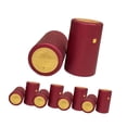 thumbnail image 4 of 100 tapas termorretráctiles para botellas de vino, accesorios decorativos de diseño retro. Rojo, 4 of 9