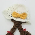 thumbnail image 3 of Infant Baby Winter Hat Beanies Crochet Warm Knitted Wig Hat, 3 of 3