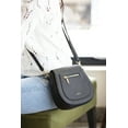 thumbnail image 6 of Kedzie Camden Mini Messenger Vegan Leather Crossbody Bag, Black (Women's), 6 of 7