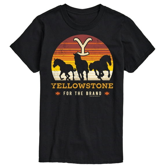 Yellowstone - Wild Horses - Men's Short Sleeve Graphic T-Shirt