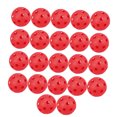 thumbnail image 2 of FELTECHELECTR Juego de 22 pelotas de plástico de tamaño oficial para practicar en canchas interiores y exteriores (rojas), 2 of 6