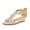 GOLD, variant on Womens Open Toe Espadrilles Dressy Platform Sandals Slip on Elastic Ankle Strap Wedges Sandals