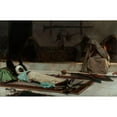 thumbnail image 3 of Jean-Joseph-Benjamin Constant 18x13 Black Modern Framed Museum Art Print Titled - Funeral Day - Scene of Morocco (1889), 3 of 5