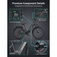 thumbnail image 5 of 2000W Peak Power Electric Fat Tire Bike for Adults - 28MPH, 48V 18Ah (35-85 Miles), 26"x4" All-Terrain Ebike Electirc Bicycle with Full Suspension & 11" Comfort Seat - Conquer Snow, Sand & Trails, 5 of 9