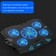 thumbnail image 5 of Enfriador de ordenador portátil para juegos, almohadilla de refrigeración ajustable para tableta y portátil, 5 ventiladores silenciosos, Juegos de teclado y mouse para computadora Azul negro, 5 of 6