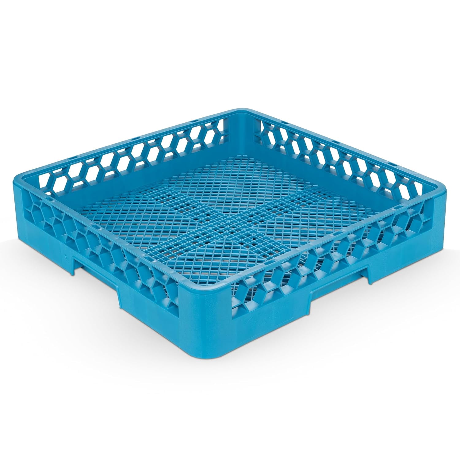 Carlisle FoodService Products Opticlean Flatware Rack Dishwashing Tray for Kitchens and Restaurants, Plastic, 18.25 Inches, Blue