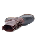 Bottom view of Sperry Decoy duck boot showing lugged rubber outsole