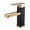 black, variant on RETHME Gold faucet bathroom faucet metal stainless steel handle hot and cold mixer faucet square faucet beautiful bathroom