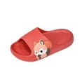 thumbnail image 4 of IVEYRTF Kids Slides Shoes Non Slip Thick Sole Casual Solid Color Home Slippers Bathroom Indoor Summer Comfort Breathable Slide Sandals, 4 of 7