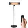 SereneLife Infrared Patio Heater, Electric Patio Heater for Indoor/Outdoor Use, (Black)