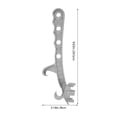 thumbnail image 2 of Hytrove Industrial De Aluminio Para Cubetas Grandes Con Función Múltiple Y Resistente Plateado, 2 of 8