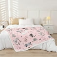 thumbnail image 2 of Kids Cat Sherpa Blanket Cute Pet Blanket for Girls Pink Kitten Throw Blanket for Chair Kawaii Cat Paws Fleece Blanket Cartoon Animal Theme Plush Blanket Lovely Bedroom Decor, 2 of 6