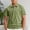 Army Green, variant on Youth Boys' Fashion Solid Color Polo Shirt Quarter-Zip Short Sleeve Collared Top without Pocket Casual Gentleman's Summer Tee Breathable School Wear Ages 3-14 Years Old