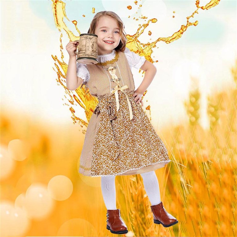 open lace back dress Amazon.com: KAGAYD Kids Grls German Dirndl Dress for Youth Girls Bavarian  Oktoberfest Party Cospaly Dress up (Orange, 14-16 Years) : Sports & Outdoors main image 0