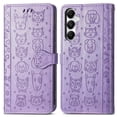 thumbnail image 3 of Funda Cartera FOXDOCK para Samsung Galaxy A17 , Flip PU con Relieve de Gatos y Perros, Tarjetero y Soporte, 3 of 6