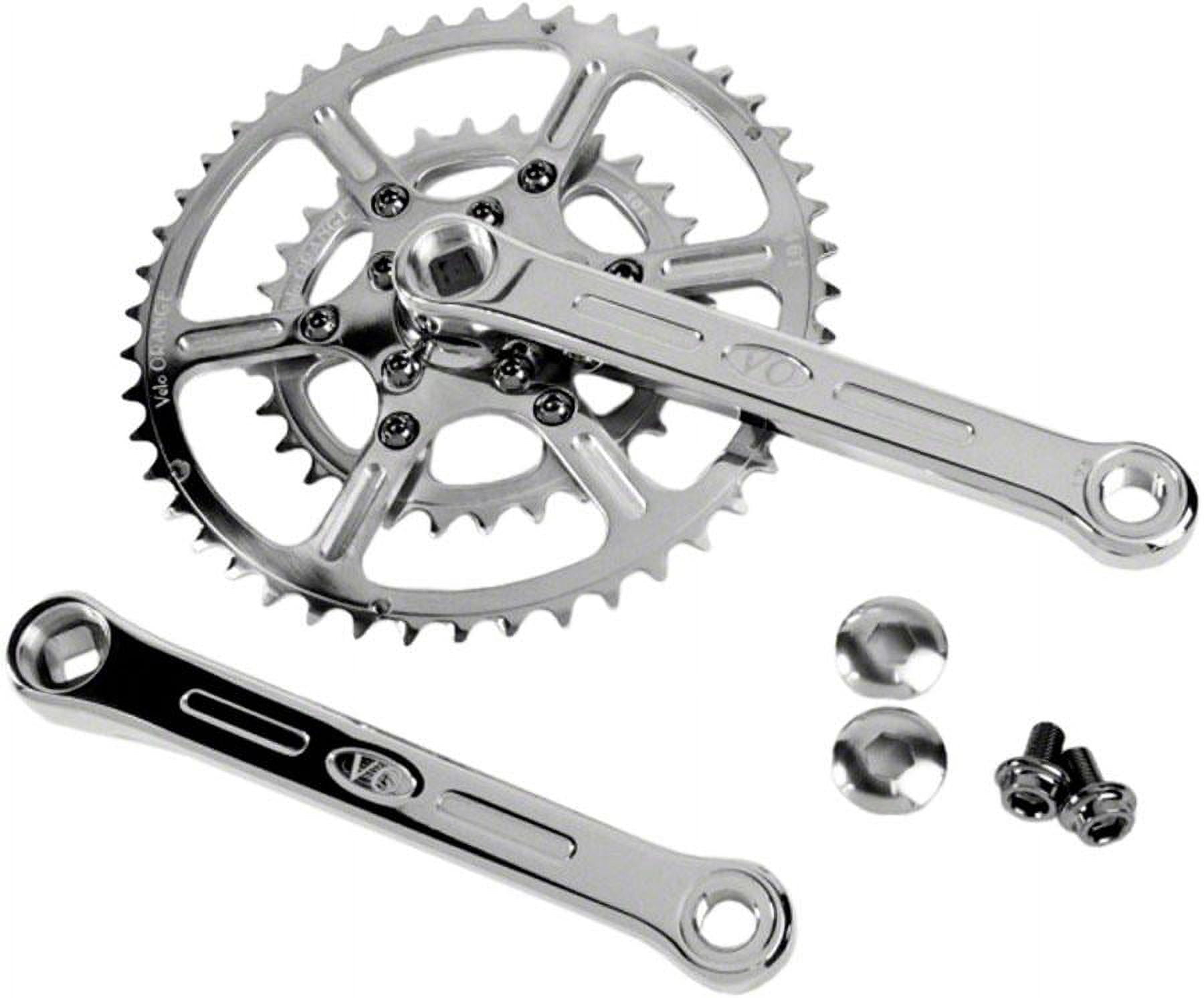 Plateau Affinity Pro Track 144mm 5 Trous 58T Argent Poli, Chaîne 1/2x1/8