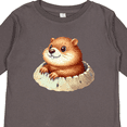 thumbnail image 4 of Inktastic Groundhog Day Boys or Girls Long Sleeve Toddler T-Shirt, 4 of 5