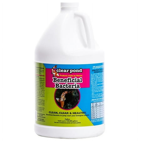 Clear Pond Beneficial Bacteria Formula 1 Gallon - (Treats 128,000 Gallons)